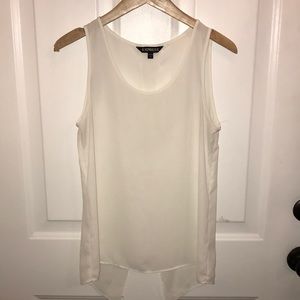 White open back tank